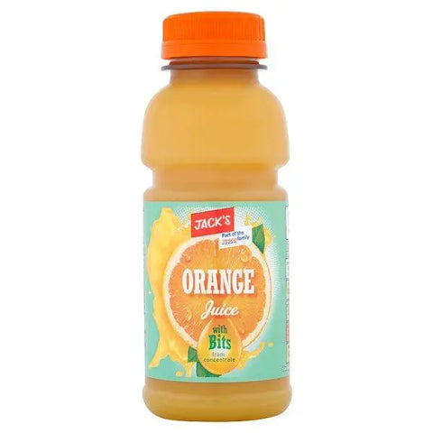 Jack's Orange Juice with Bits from Concentrate 300ml (Case of 8) - Honesty Sales U.K