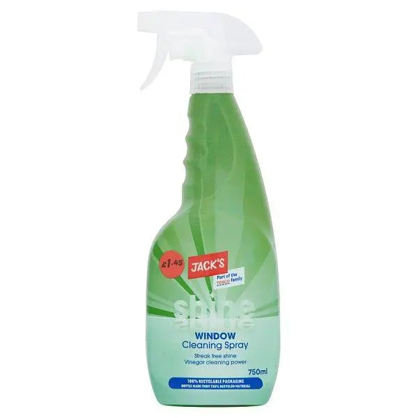 Jack's Shine Window Cleaning Spray 750ml (Case of 6) - Honesty Sales Main image
