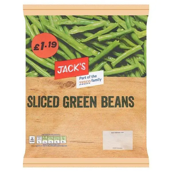 Jack's Sliced Green Beans 500g (Case of 8) - Honesty Sales