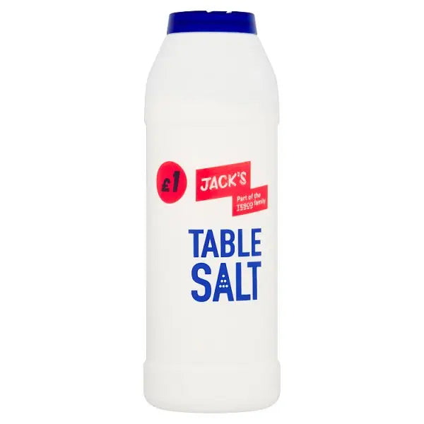 Jack's Table Salt 750g (Case of 6)  Honesty Sales U.K