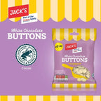 Jack's White Chocolate Buttons 90g (Case of 11)  Honesty Sales U.K