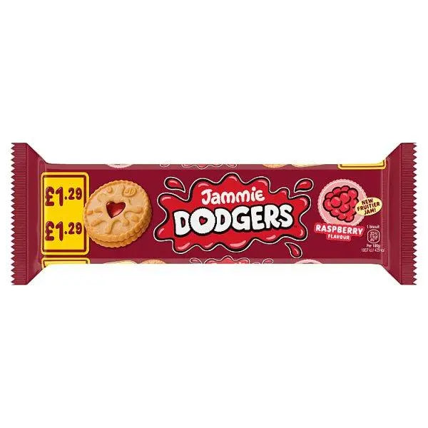 Jammie Dodgers Raspberry Flavour 140g (Case of 15) - Honesty Sales U.K Image principale du produit