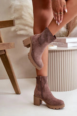 Heel boots model 199066 Step in style - Honesty Sales U.K