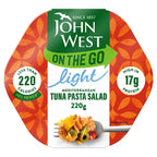 John West on the Go Light Mediterranean Tuna Pasta Salad 220g (Case of 6)  Honesty Sales U.K