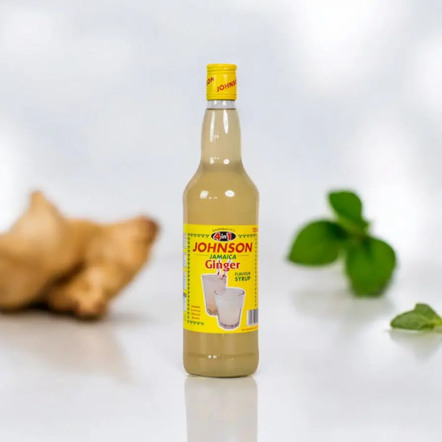 Johnson Jamaica Ginger Flavour Syrup 700ml x 6 - Honesty Sales