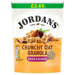 Jordans Crunchy Oat Raisin & Almond Granola Breakfast Cereal 450g (Case of 4) Jordans