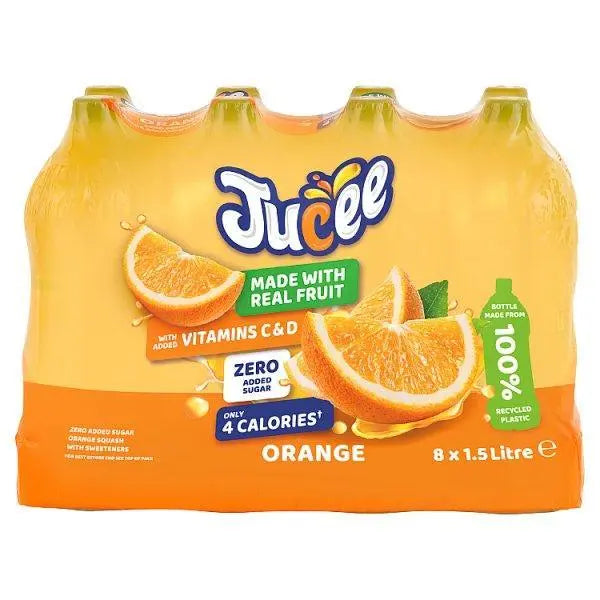 Jucee Orange 8 x 1.5 Litre (Case of 8) - Honesty Sales Main image