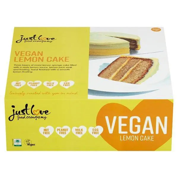 Just Love Food Company Vegan Lemon Cake - Honesty Sales