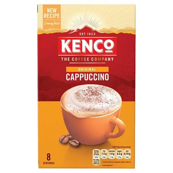 KENCO Original Cappuccino 8 x 14.8g (Cas eof 5) - Honesty Sales U.K Main image