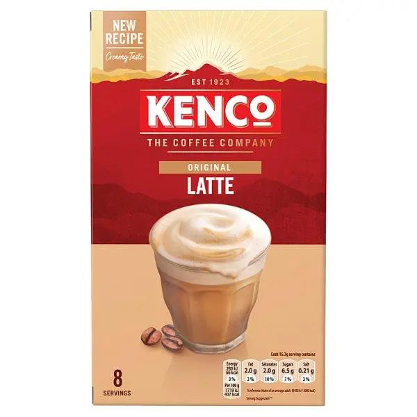 KENCO Original Latte 8 x 16.3g (130.4g) (Case of 5) - Honesty Sales U.K Main image