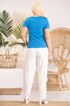 Plus size blouse model 182190 Karko - Honesty Sales U.K