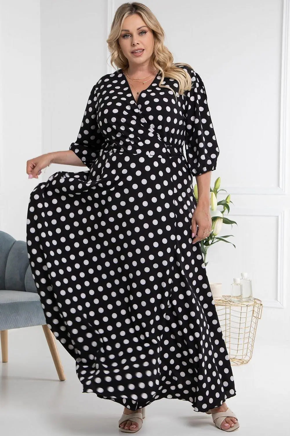 Plus size dress model 183391 Karko - Honesty Sales U.K