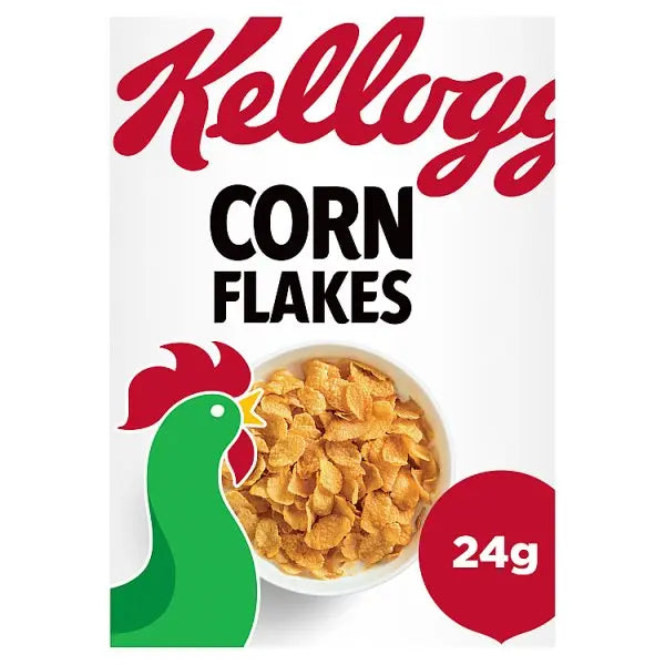 Kellogg's Corn Flakes Breakfast Cereal Portion Pack 40 x 24g (Case of 40) Kellogg's Image principale du produit