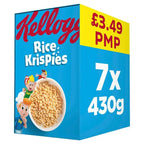 Kellogg's Rice Krispies Breakfast Cereal 7 x 430g (Case of 7) Kellogg's
