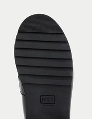 Kids' Chunky Loafer Leather School Shoes (2½ Large - 7 Large) Honesty Sales