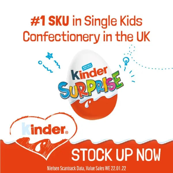 Kinder Surprise Milk Chocolate Egg With Toy Messages 20g (Case of 36)  Honesty Sales U.K