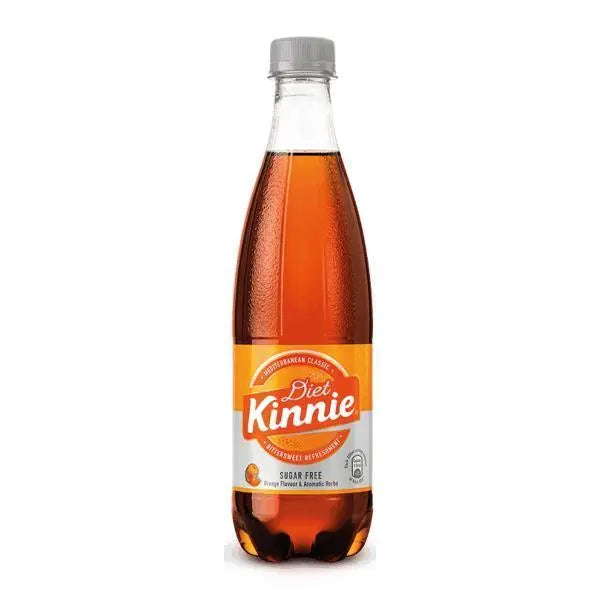 Kinnie Diet Orange & Herb Soft Drink 12 x 500ml PET - Honesty Sales