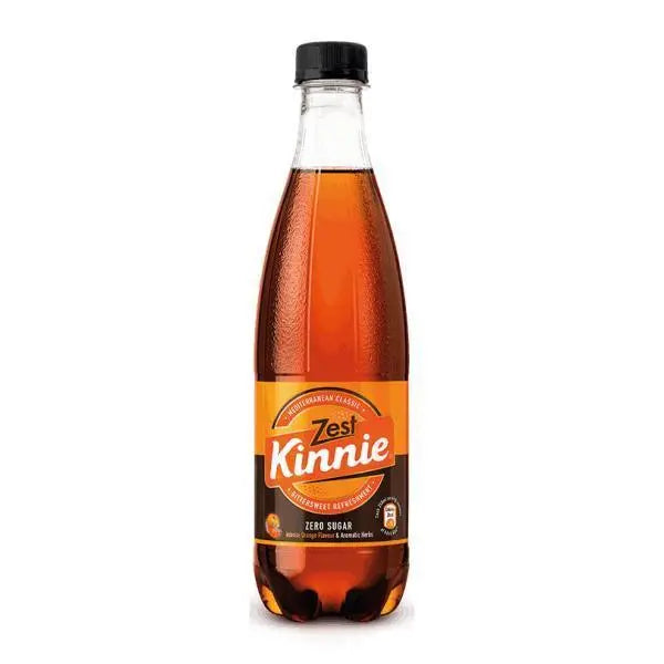 Kinnie Zest Orange & Herb Soft Drink 12 x 500ml PET - Honesty Sales Main image