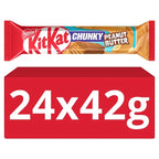 Kit Kat Chunky Peanut Butter Milk Chocolate Bar 42g (Case of 24)  Honesty Sales U.K