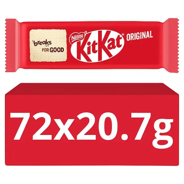 KitKat 2 Finger Milk Chocolate Biscuit Bar 20.7g (Case of 72)  Honesty Sales U.K Hauptbild