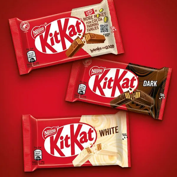 KitKat 4 Finger Dark Chocolate Bar 41.5g (Case of 24)  Honesty Sales U.K
