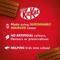 KitKat 4 Finger Milk Chocolate Biscuit Bar 41.5g (Case of 24)  Honesty Sales U.K