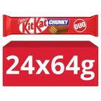 KitKat Chunky Duo Milk Chocolate Bar 64g (Case of 24)  Honesty Sales U.K