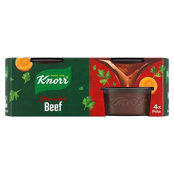 Knorr Stock Pots Beef 4x 28 g (Case of 8) - Honesty Sales