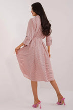 Lakerta flared cut shirt dress - Honesty Sales