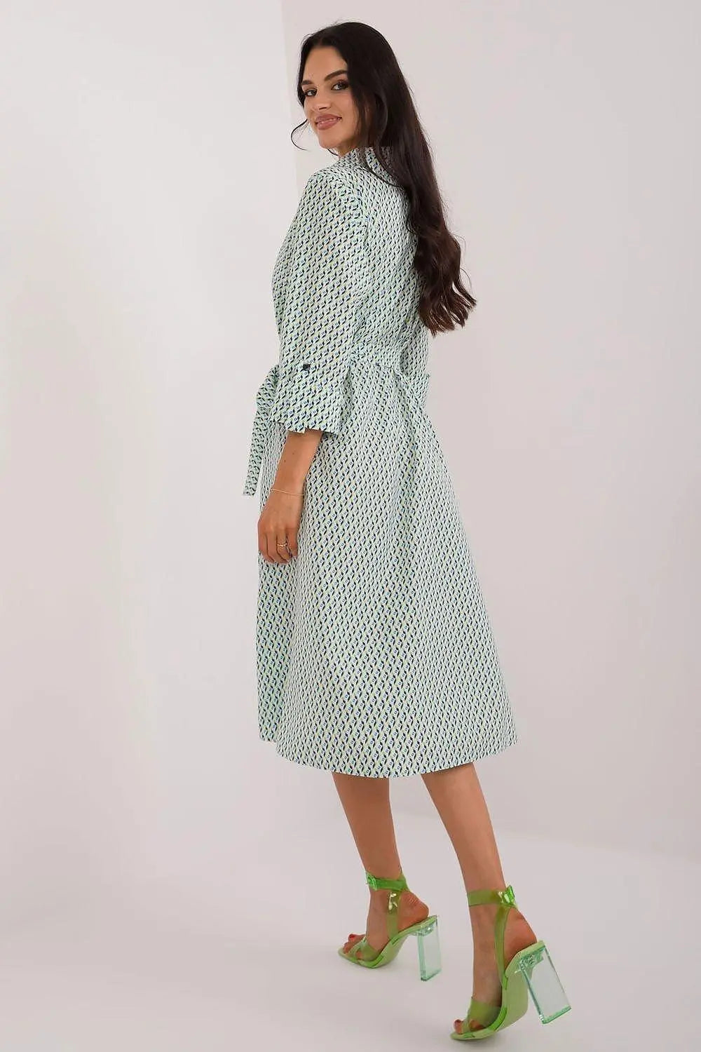 Lakerta flared cut shirt dress - Honesty Sales