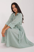 Lakerta flared cut shirt dress - Honesty Sales