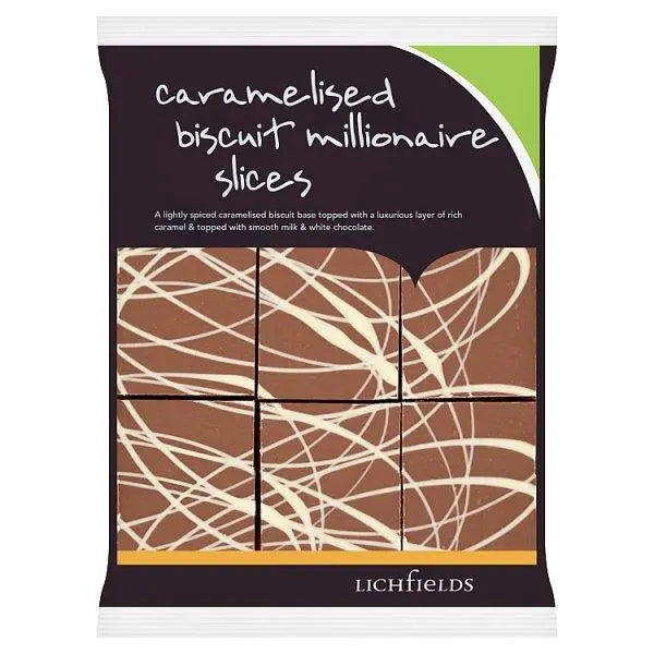 Lichfields Caramelised Biscuit Millionaire Slices 540g - Honesty Sales U.K Image principale du produit