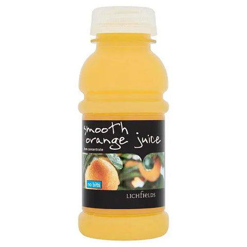 Lichfields Smooth Orange Juice from Concentrate 250ml (Case of 8) - Honesty Sales U.K