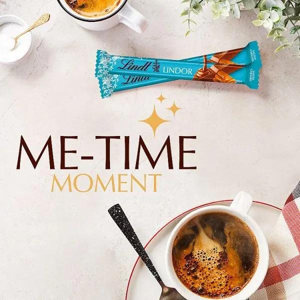 Lindt Lindor Salted Caramel Milk Chocolate Treat Bar 38g (Case of 24) - Honesty Sales U.K