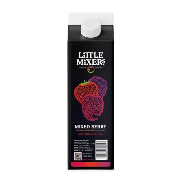 Little Mixers Super Premium Mixed Berries Puree 1ltr  Honesty Sales U.K Main image