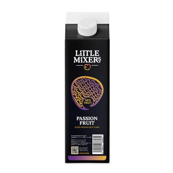 Little Mixers Super Premium Passionfruit Puree 1ltr  Honesty Sales U.K Main image