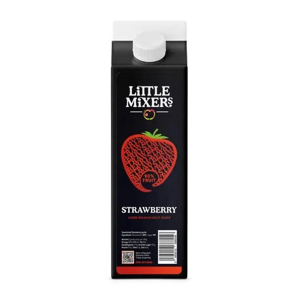 Little Mixers Super Premium Strawberry Puree 1ltr  Honesty Sales U.K Main image