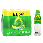 Lucozade Energy Drink Apple 500ml (Case of 12) - Honesty Sales