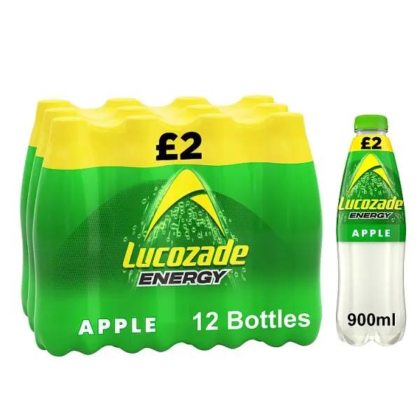 Lucozade Energy Drink Apple Blast 900ml (Case of 12)  Honesty Sales U.K
