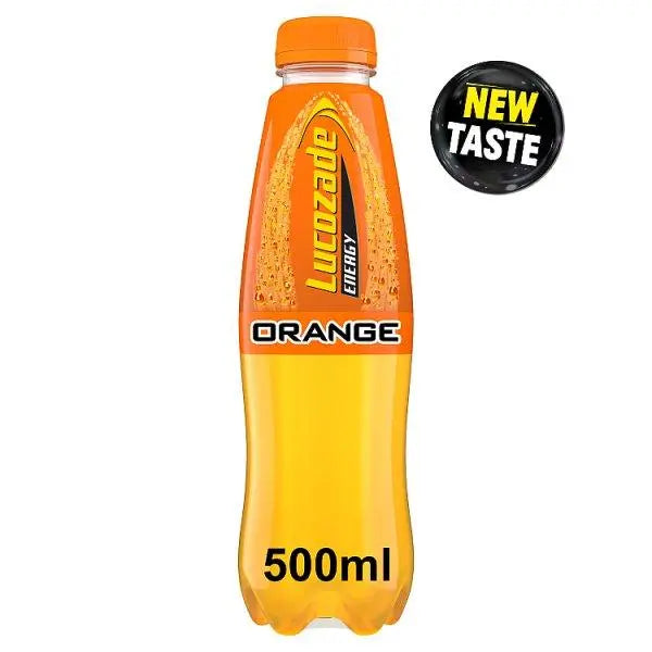 Lucozade Energy Drink Orange 500ml (Case of 24) - Honesty Sales U.K