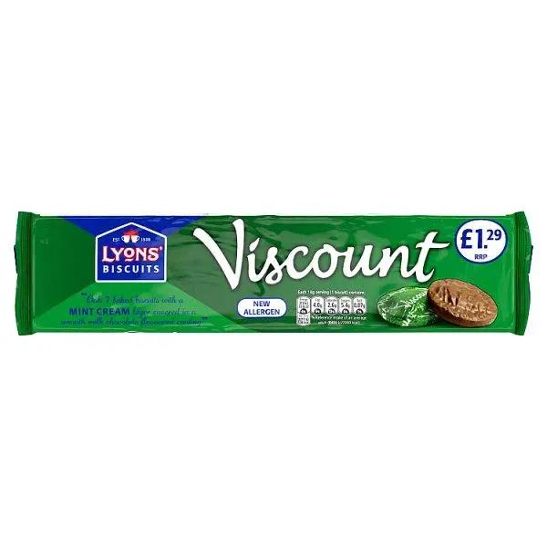 Lyons' Biscuits Viscount 98g (Case of 12) - Honesty Sales U.K