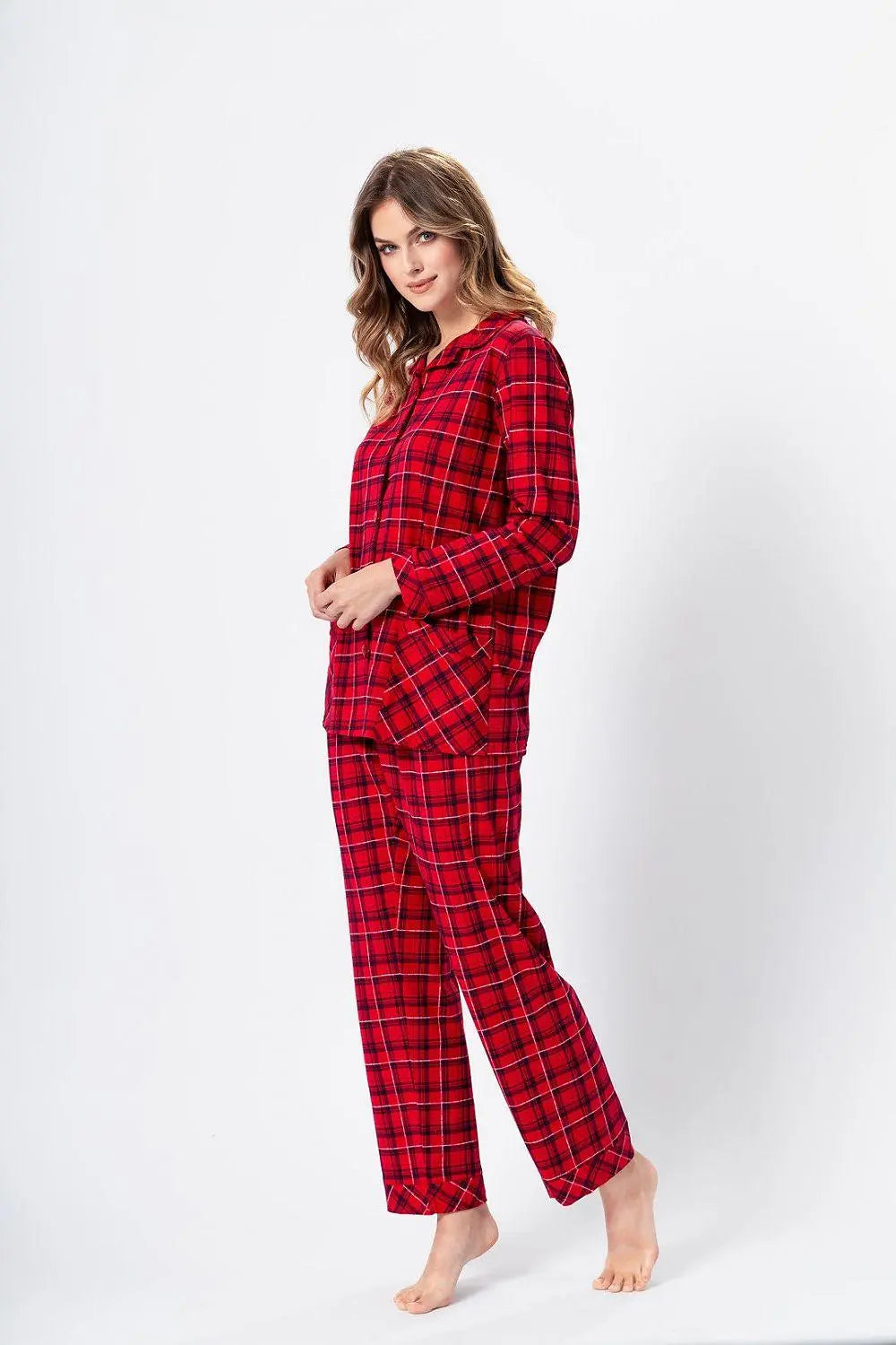 M-Max juicy red shirt and pant night pajamas Image secondaire du produit