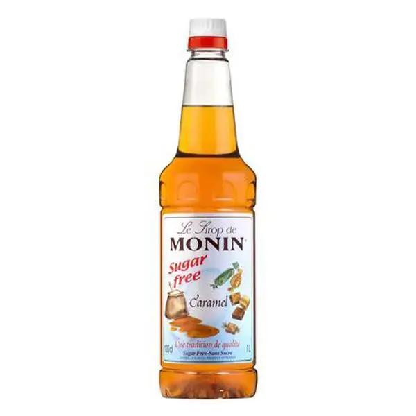 MONIN Caramel Sugar Free Syrup 1L - Honesty Sales U.K