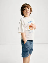 M&S Cotton Rich Cargo Shorts (2-8 Yrs) - Honesty Sales