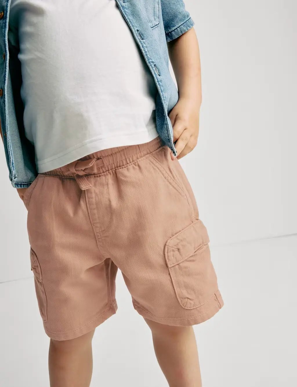 M&S Cotton Rich Cargo Shorts (2-8 Yrs) - Honesty Sales