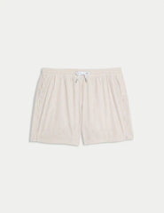 M&S Cotton Rich Seersucker Striped Swim Shorts - Honesty Sales