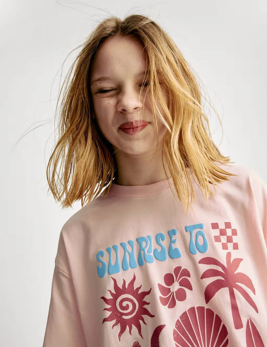 M&S Cotton Rich Sunrise to Sunset T-Shirt (6-16 Yrs) - Honesty Sales