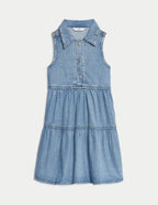 M&S Denim Collared Dress (2-8 Yrs) Honesty Sales