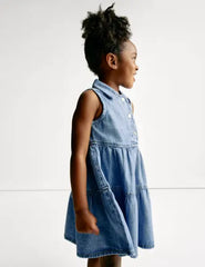 M&S Denim Collared Dress (2-8 Yrs) Honesty Sales