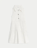 M&S Denim Collared Dress (2-8 Yrs) Honesty Sales